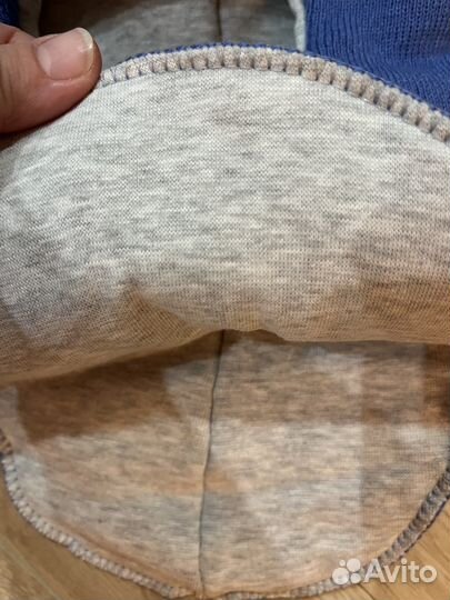 Шапка шлем зайка р.50/52 новый