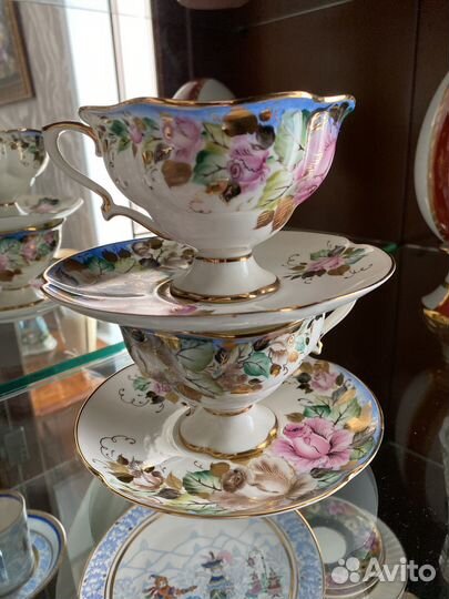 Чайная пара лфз костяной фарфор