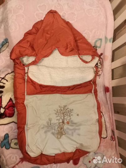 Зимний конверт в коляску