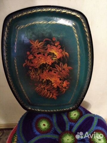 Поднос расписной