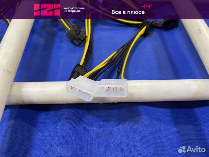 Новый переходник 2x molex - 8pin pcie