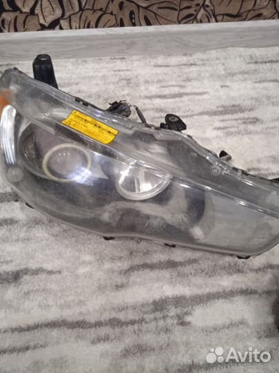 Фары на mitsubishi lancer x под ксенон