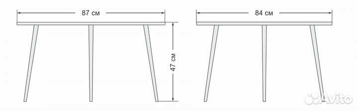 Стол журнальный boss wood 47см Wood Brown
