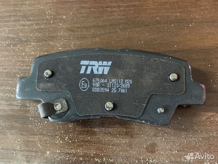 Тормозные колодки TRW