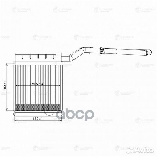 Радиатор отоп. для а/м Ford Focus II (05) /C-Ma