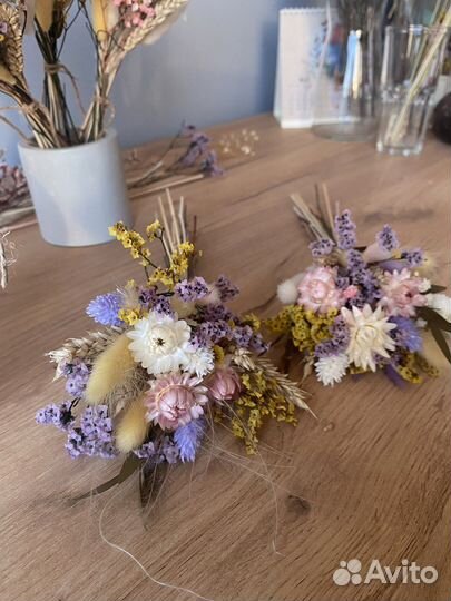 Летний букетик из сухоцветов