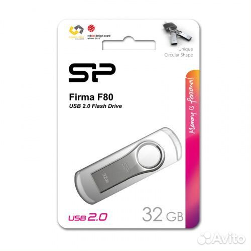 Flash Usb 2.0 Silicon Power Firma F80 на 32GB