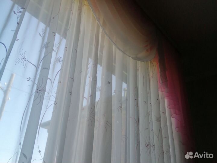 Шторы с ламбрекеном бу