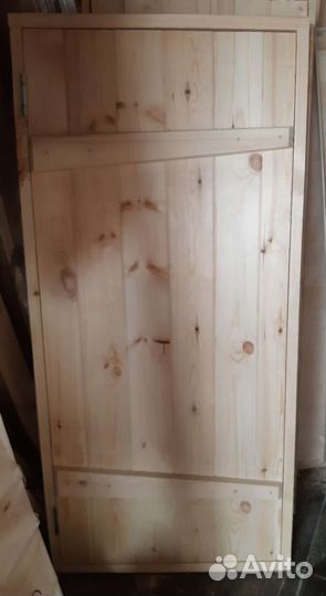 Дверь банная деревянная