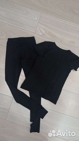 Лосины и футболка для гимнастики