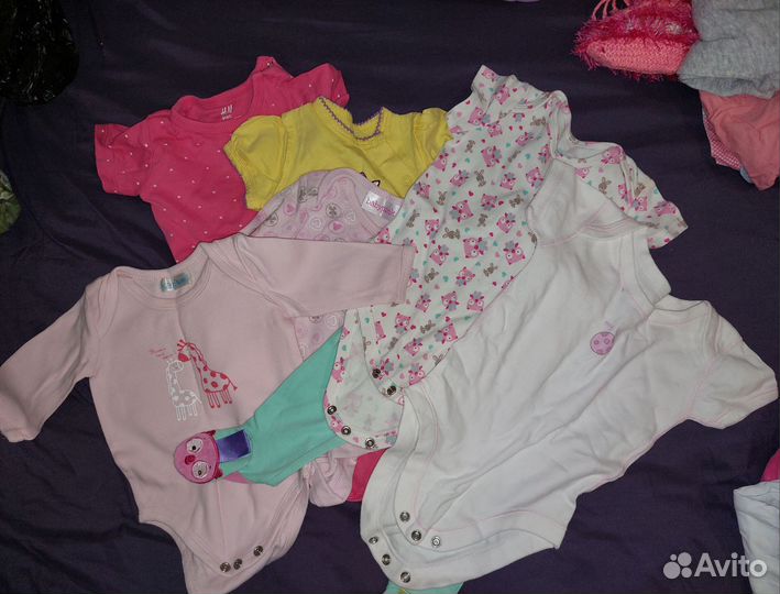 Пакет вещей для девочки от 1 мес до 2-3 лет