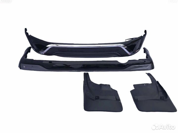 Губа задняя Toyota Land Cruiser 200 Executive O177