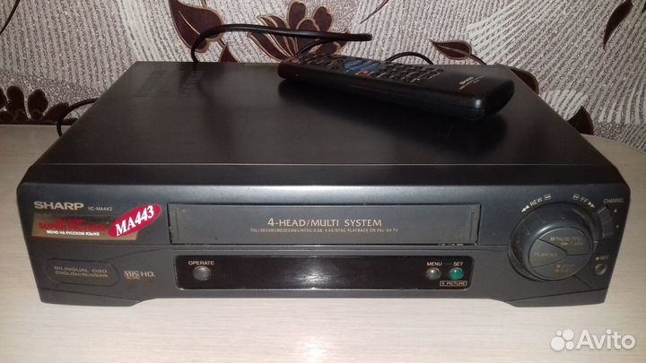 Видеомагнитофон sharp vc -мa 443