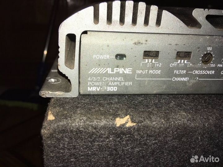 Усилитель 4 канальный alpine MRV-F300 V12