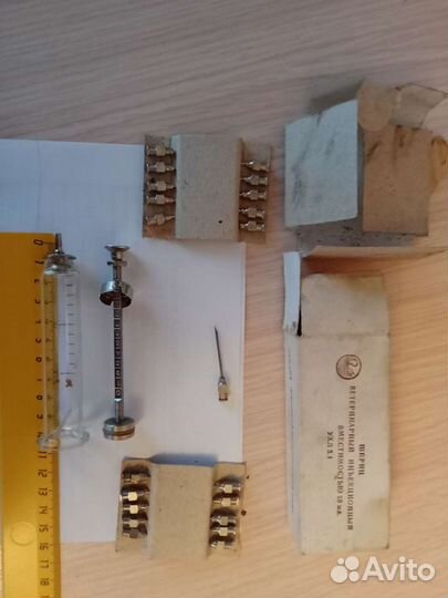 Шприц стеклянный