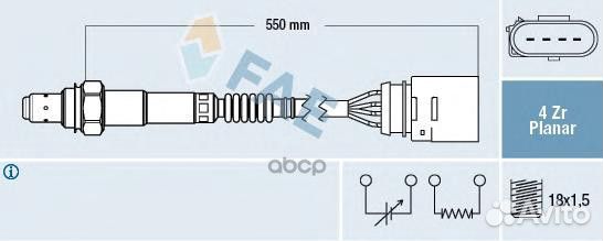 Лямбда-зонд 77148 FAE