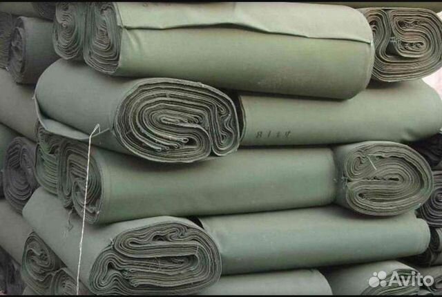 Брезент и тентовые ткани рулонами и на отрез