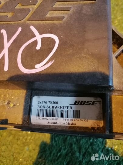 Сабвуфер 281707S200 Infiniti QX56 JA60