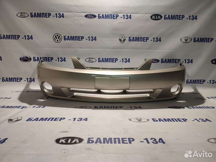 Бампер передний kia spectra золотисто бежевый