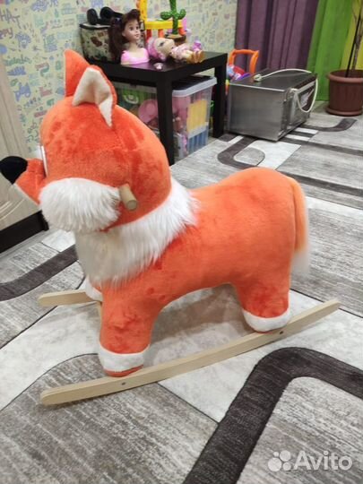 Детская лиса-качалка
