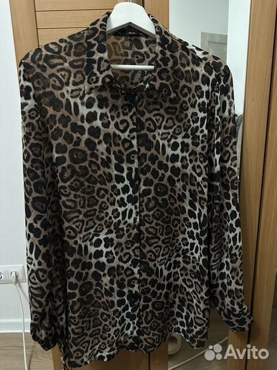 Леопардовая блуза