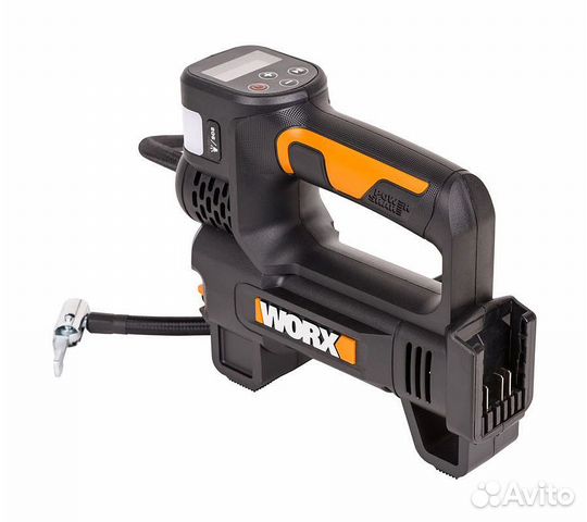 Насос аккумуляторный с фонарем worx WX092.9, 20В