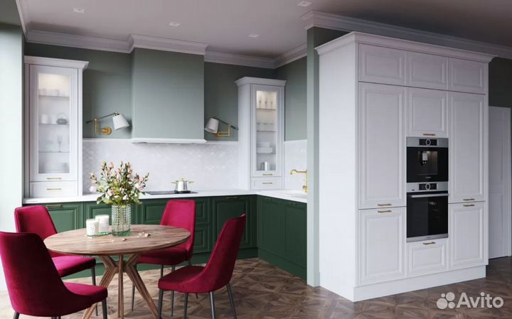 Кухня на заказ, прямая, угловая, с островом