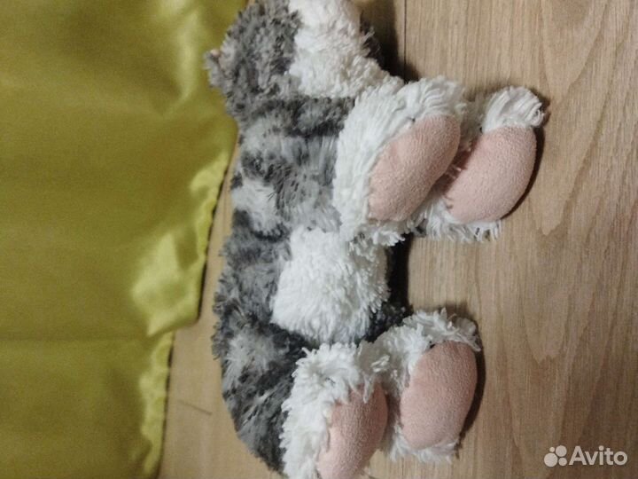 Кот игрушка плюшевый