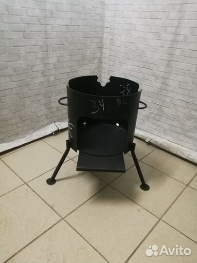 Печь под казан 340 мм (под казан 8-10 л) сталь