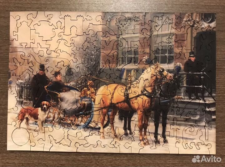 Деревянные пазлы