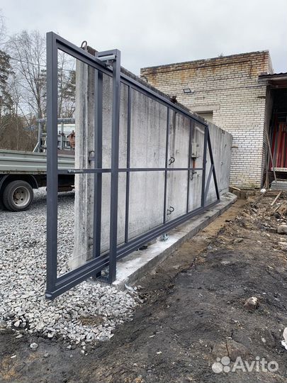 Откатные ворота под ключ с установкой