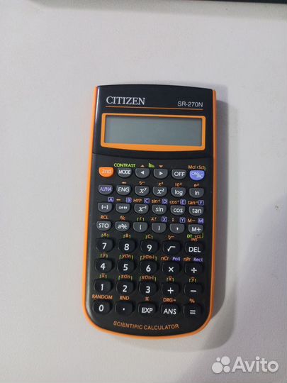 Калькулятор citizen SR-270N
