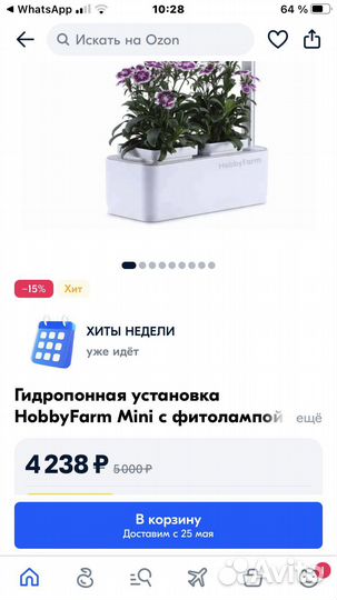 Фитолампа для растений