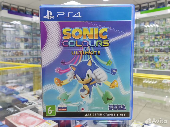 Sonic Colours Ultimate для PS4