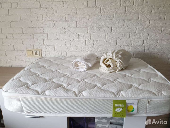 Матрас happy baby 90х70 с наматрасником