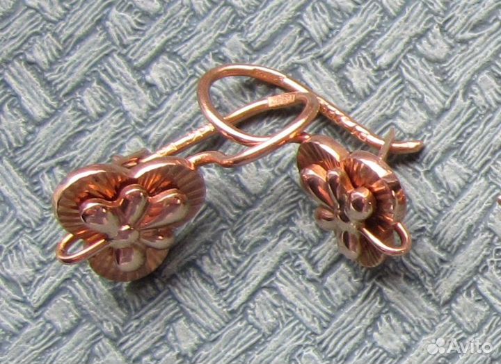Золотые серьги 583, СССР