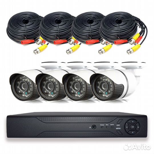 Комплекты видеонаблюдения. Регистраторы. Камеры