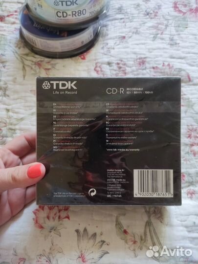 DVD и CD диски новые