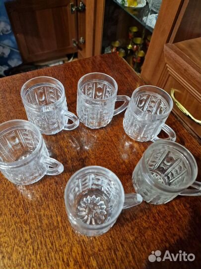 Кружечки стопки хрусталь СССР