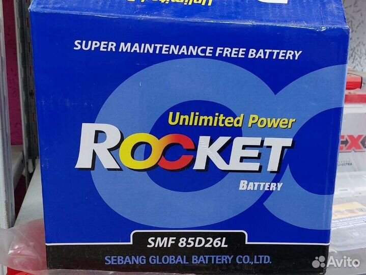 Аккумулятор на Land Cruiser Prado. Rocket 80 Ah