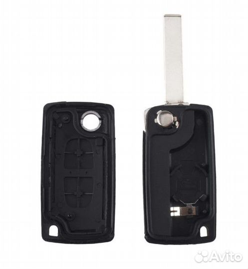 Корпус выкидного ключа Peugeot/Citroen 2 кнопки