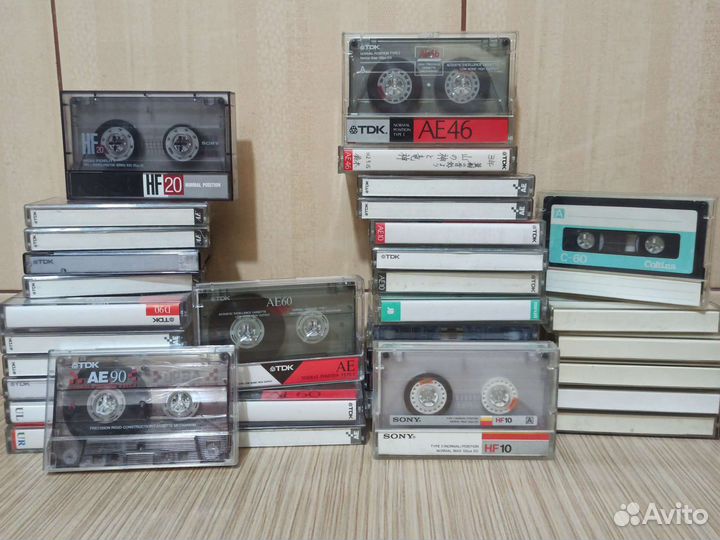 Аудиокассеты 10.20.46.60.90 б.у