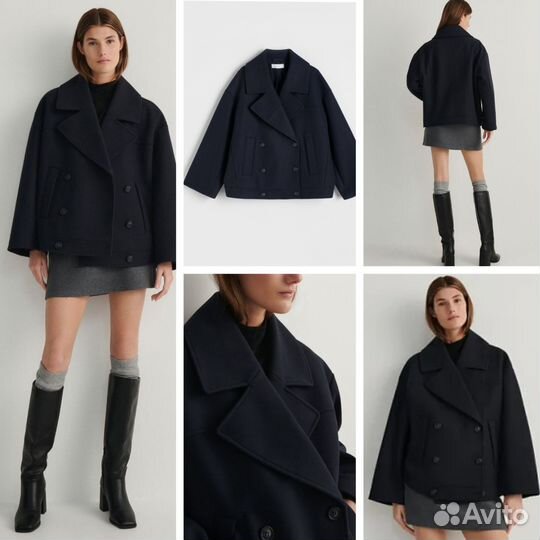 Reserved новая драповая куртка