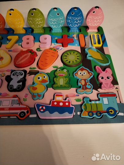 Сортер деревянный развивающий для малышей