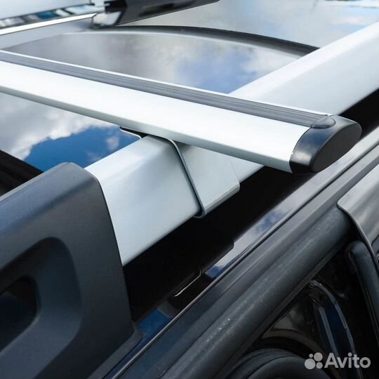 Багажник на рейлинги Renault Daster с 15г аэро