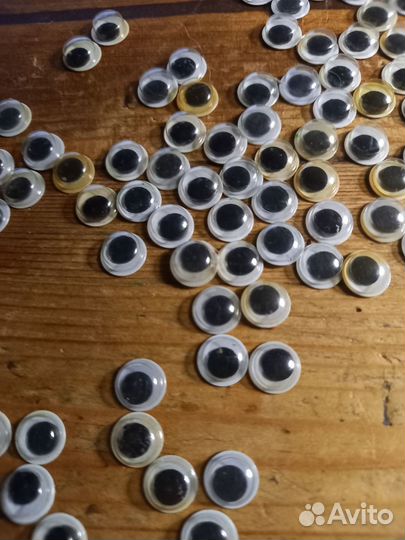 Глазки для игрушек 10 пар