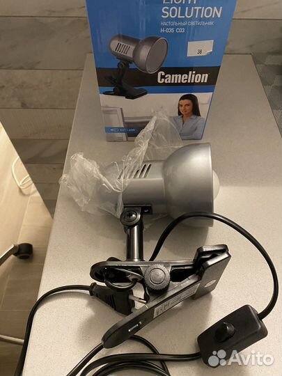 Лампа на прищепке