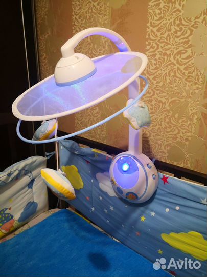 Мобиль Chicco Волшебные звезды цвет голубой