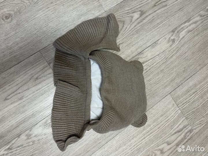 Шапка зимняя шлем журавлик 46-48