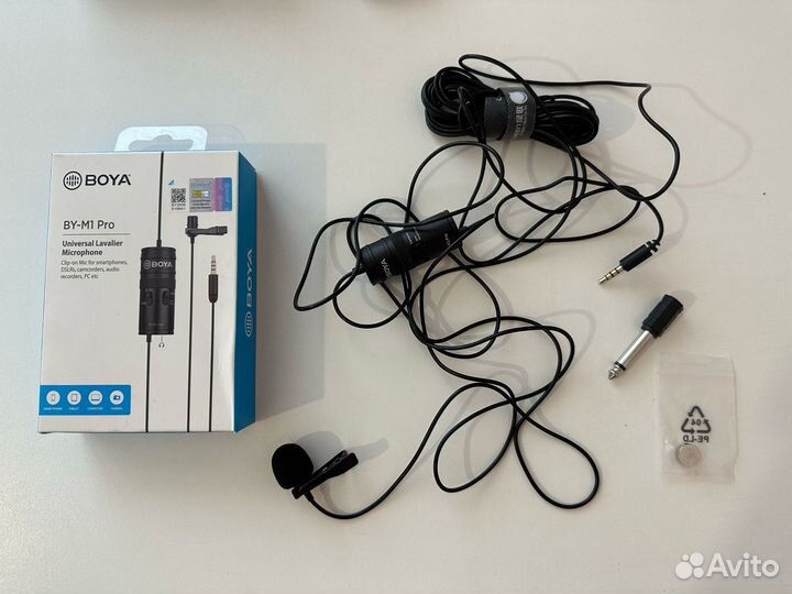 Петличный микрофон Boya BY-M1Pro - 6 метров